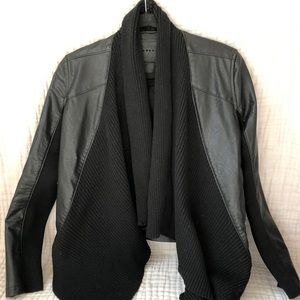 Faux leather jacket